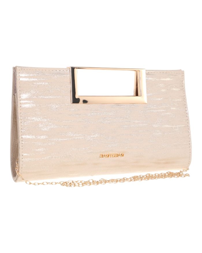 Τσάντα φάκελος clutch MD2521 - Gold - Image 2