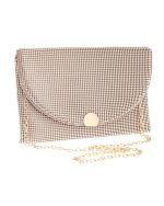 Τσάντα φάκελος clutch MD2512 - Σαμπανιζέ - Image 2