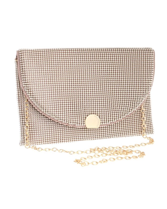 Τσάντα φάκελος clutch MD2512 - Σαμπανιζέ - Image 2