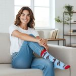 Κάλτσες Unisex Ψηλές με Σχέδιο Sloths