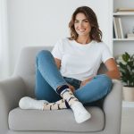 Κάλτσες Unisex Ψηλές με Σχέδιο Sausage Dogs