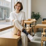 Κάλτσες Unisex Ψηλές με Σχέδιο Donuts