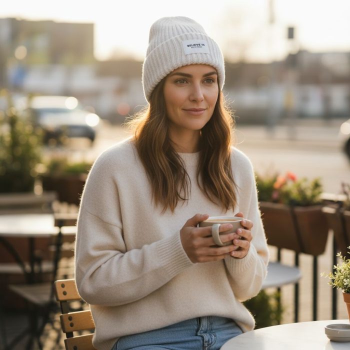 Σκουφί Believe In - Λευκό - Image 2