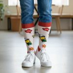 Κάλτσες Unisex Ψηλές με Σχέδιο Coffee Day