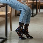 Κάλτσες Unisex Ψηλές με Σχέδιο Junk Food