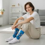 Κάλτσες Unisex Ψηλές με Σχέδιο Sushi Time