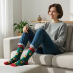 Κάλτσες Unisex Ψηλές με Σχέδιο Milkshake