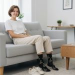 Κάλτσες Unisex Ψηλές με Σχέδιο Black Sloth