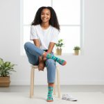 Κάλτσες Unisex Ψηλές με Σχέδιο Sea World