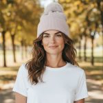 Σκουφί Με Φούντα Total Στρας - Ροζ - Image 2