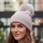 Σκουφί Με Φούντα Total Στρας - Ροζ