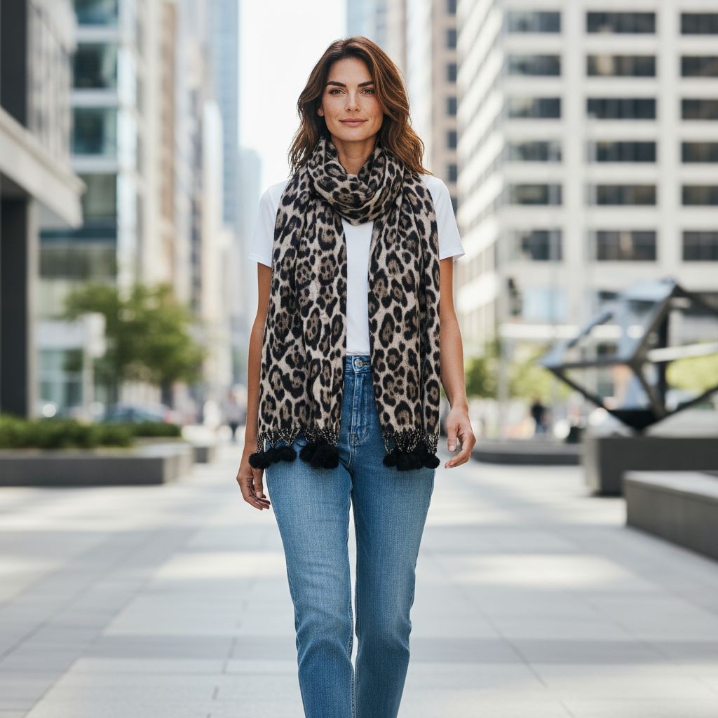 gunaikeies-pasmines-makries-megales-kosmima-online (4) Γυναικεία Πασμίνα Μακριά με Φούντες - Λεοπάρ - Image 1