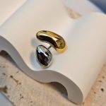 Δαχτυλίδι Ρυθμιζόμενο Hug - Δίχρωμο