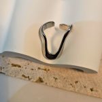 Δαχτυλίδι Ρυθμιζόμενο Viola - Ασημί - Image 2