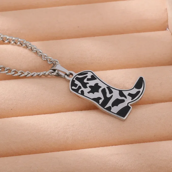 Κολιέ Αλυσίδα Boots - Ασημί - Image 3