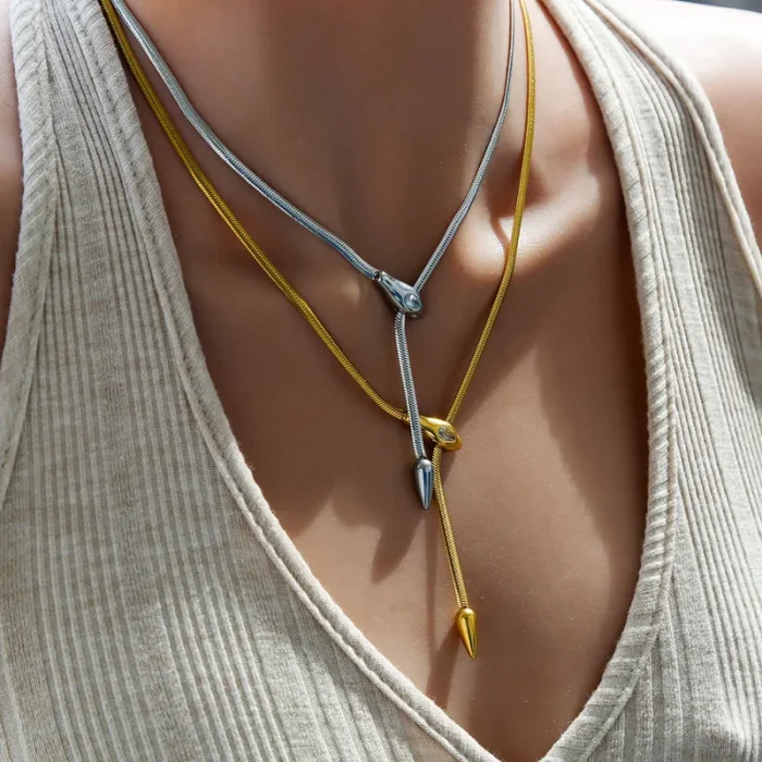 Κολιέ Γυναικείο Ατσάλινο