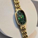 Ρολόι Μπρασελέ Mema Πράσινο- Χρυσό