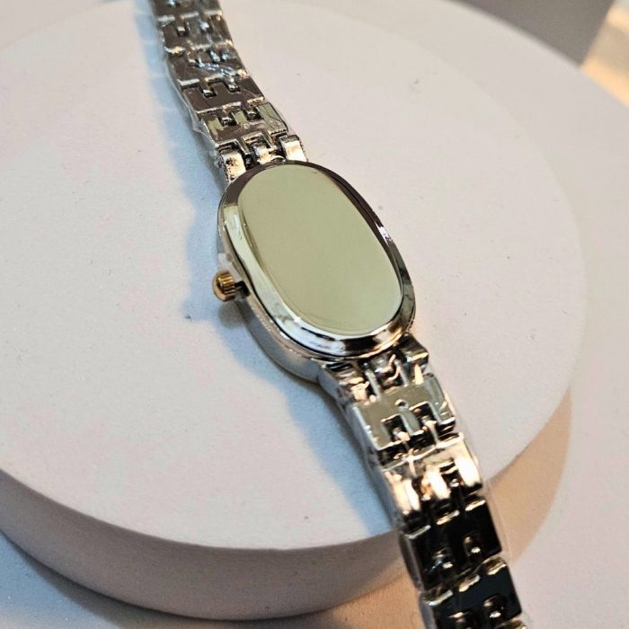 Ρολόι Μπρασελέ Mema Λευκό - Δίχρωμο - Image 2