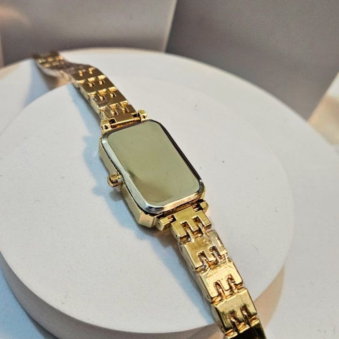 Ρολόι Μπρασελέ Elor με Στρας Πράσινο- Χρυσό - Image 2