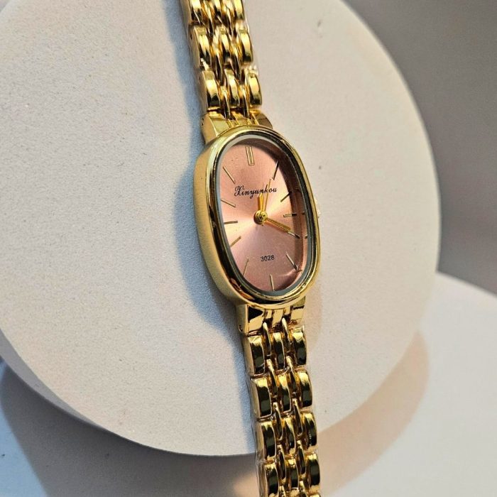 Ρολόι Μπρασελέ Mema Ροζ- Χρυσό - Image 3