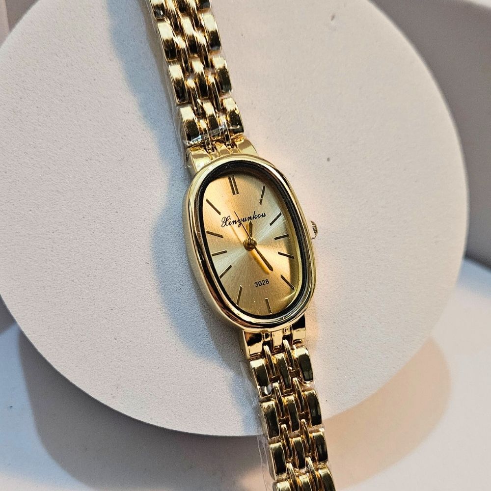 gunaikeio-roloi-me-dunatotita-xaraksis-kosmima-online (5) Ρολόι Μπρασελέ Mema Μπεζ- Χρυσό - Image 1