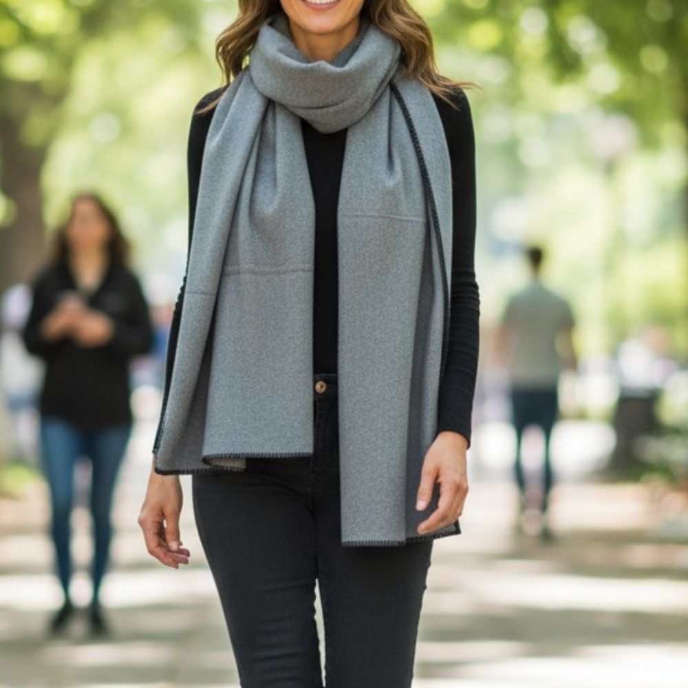 kaskol-pasmines-gunaikeies-kosmima-online (23) Γυναικεία Πασμίνα Μακριά Χνουδωτή - Γκρι - Image 1