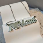 Κολιέ Λεπτή Αλυσίδα Mama Love - Ασημί