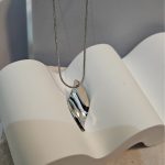 Κολιέ Λεπτή Αλυσίδα Leaf - Ασημί