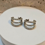 Σκουλαρίκια Κρικάκια Victoria - Ασημί