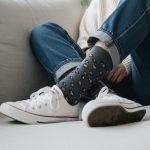 Κάλτσες Unisex Ψηλές Λεοπάρ - Γκρι - Image 3