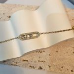 Βραχιόλι Λεπτή Αλυσίδα με Στρας – Χρυσό