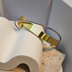 Βραχιόλι Χειροπέδα Διπλό Open - Δίχρωμο