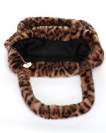 Γούνινη τσάντα ώμου XY-2408 - Καφέ - Image 3