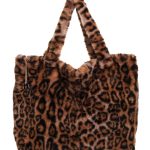 Γούνινη τσάντα ώμου XY-2408 - Καφέ