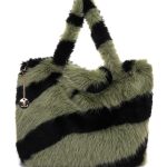 Γούνινη τσάντα ώμου XY-2408 - Πράσινο