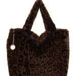 Γούνινη τσάντα ώμου XY-2408 - Σκούρο Καφέ