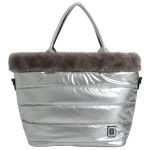 Τσάντα ώμου F2618-2 - Ασημί