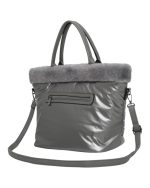 Τσάντα ώμου F2618-2 - Γκρι - Image 3
