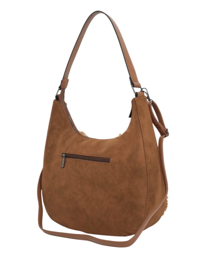 Τσάντα ώμου ND90011 - Κάμελ - Image 3