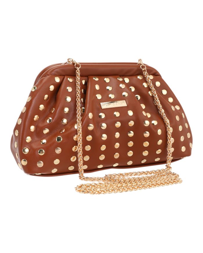 Τσαντάκι χιαστί MD2529 - Κάμελ - Image 2