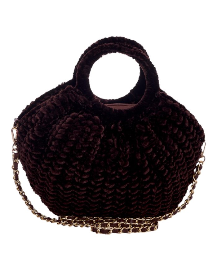 Τσάντα  χειρός  CN-25051 - Καφέ - Image 3