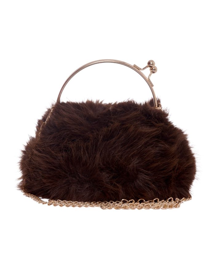 Τσάντα  χειρός  XY-2402 - Καφέ - Image 3