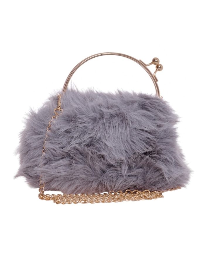 Τσάντα  χειρός  XY-2402 - Γκρι - Image 3