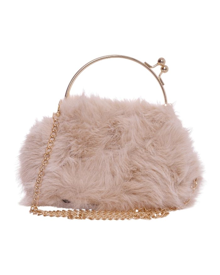 Τσάντα  χειρός  XY-2402 - Μπέζ - Image 3