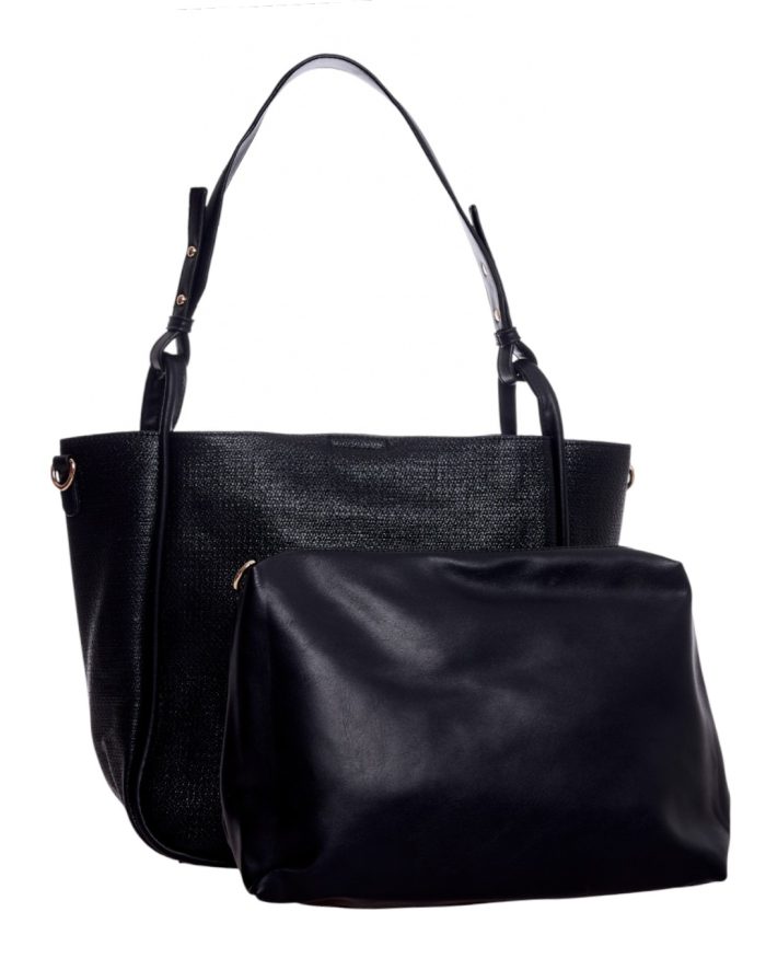 Τσάντα  ώμου WL9893 - Μαύρο - Image 2