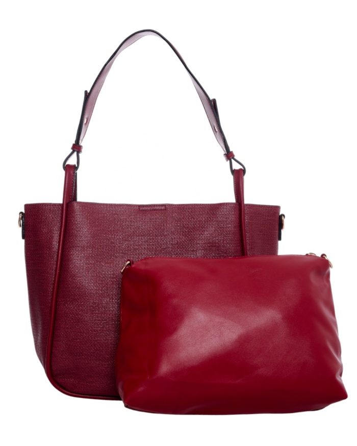 Τσάντα  ώμου WL9893 - Μπορντό - Image 2