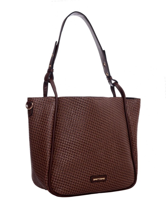 Τσάντα  ώμου WL9893 - Καφέ - Image 3