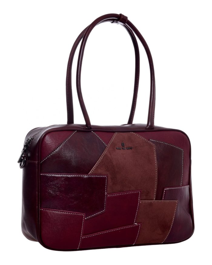 Τσάντα  ώμου SW8966 - Μπορντό - Image 2