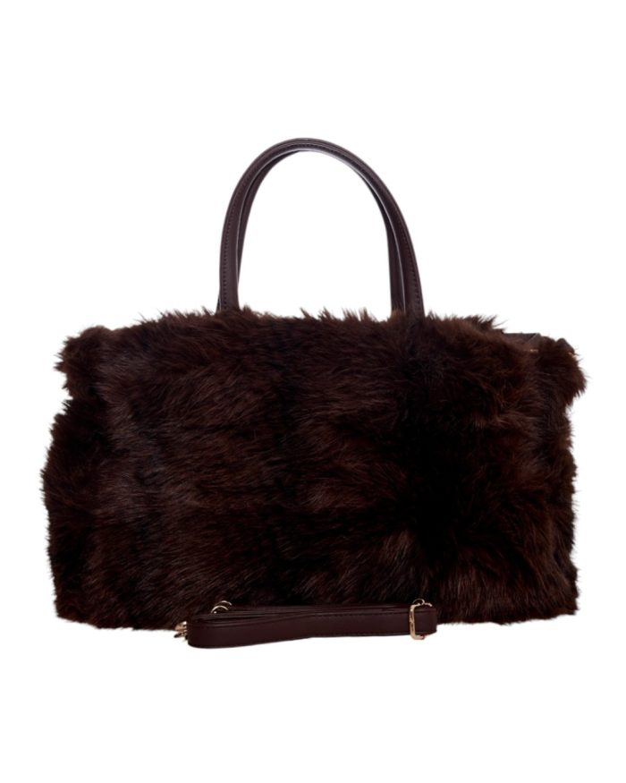 Τσάντα  χειρός  WUS-18209 - Καφέ - Image 3