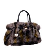 Τσάντα  χειρός  WUS-18209 - Σκούρο Μαύρο - Image 2